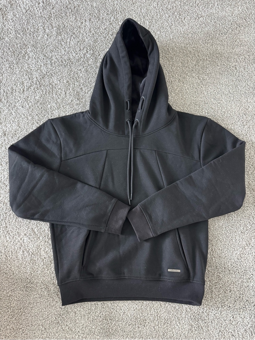 Alphalete Black Crewneck Hooded Sweater